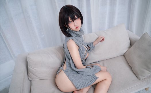 阿薰kaOri 露背毛衣[20P-105MB]