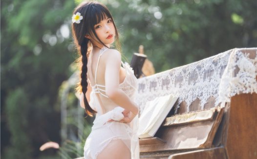 清水由乃 田园蕾丝裙[65P-2.66GB]