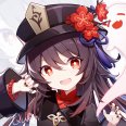 独倚花红
